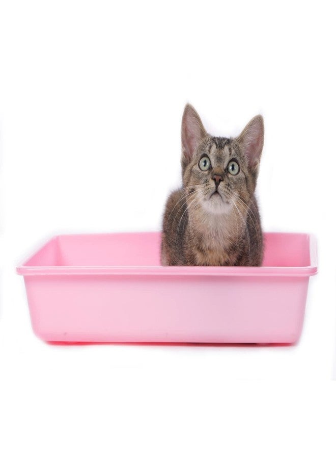 Trixie: - Kitty Cat Litter Tray | Lightweight and Easy to use | Perfect Starter for Toilet Training Kittens | Keeps The Surrounding Area Clean and Tidy | Assorted Colours - 15 x 11 x 4 inches - Image 4